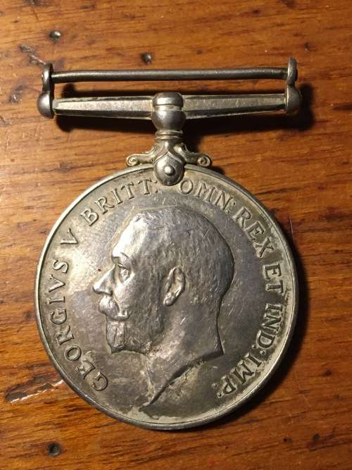 WW1 British war medal Cpl. O.D.E. Morris 12th SAI