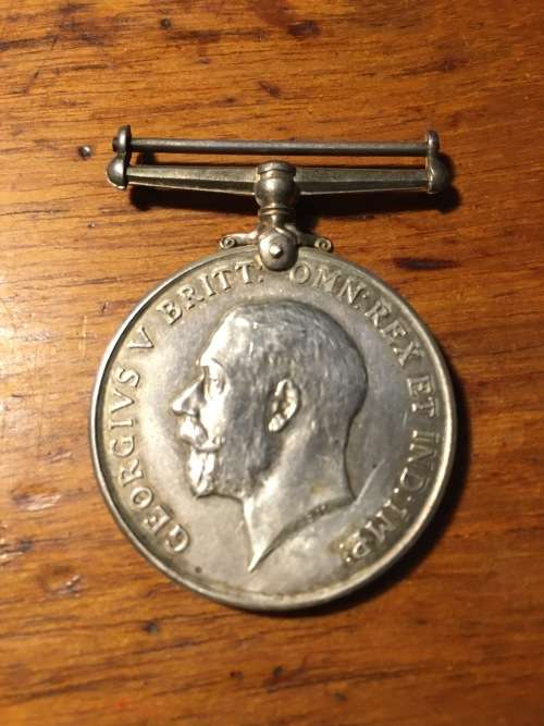 WW1 British war medal Spr. A. White N.Z.E.F 24092