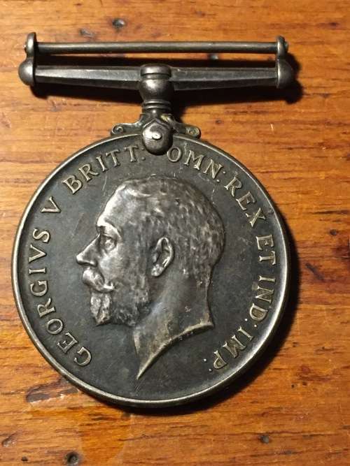 WW1 British war medal Pvte. T. Arendt 10th S.A.I.