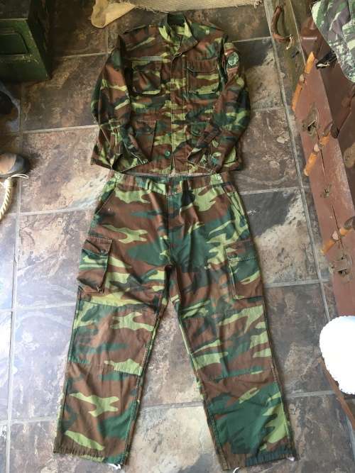 Angolan army summer cammo uniform