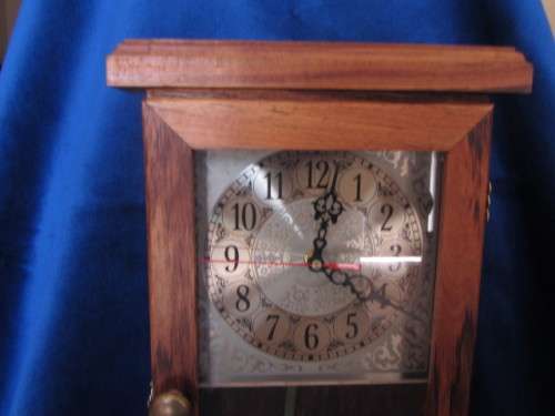 Lovely Rosewood wall clock with chime