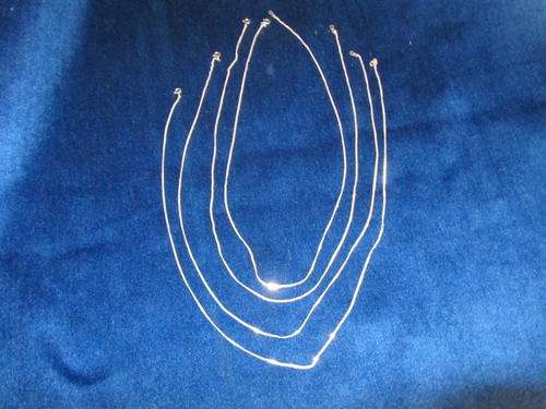 Sterling silver 925 four necklaces measuring 49 cm One bid for all