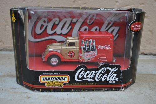 Coca Cola Collectible: 1937 Dodge Airflow, Matchbox Diecast model