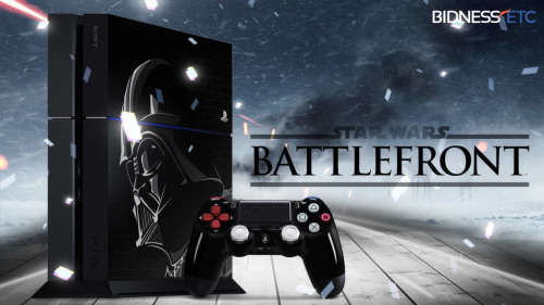 Sony PS4 - Star Wars Limited Edition Console (CUH-1216B) - 1 TB HDD - Star Wars Controller - 5 GAMES