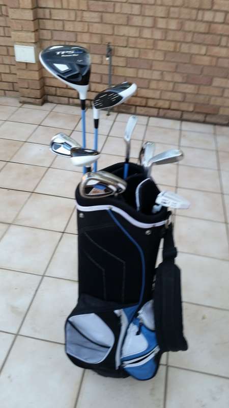 Power Bilt TPS LCG - GRAMS 68 -TORQUE 4.0 - FLEX L -  Full set of Golf clubs with Bag - LIKE NEW
