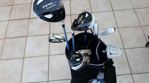 Power Bilt TPS LCG - GRAMS 68 -TORQUE 4.0 - FLEX L -  Full set of Golf clubs with Bag - LIKE NEW