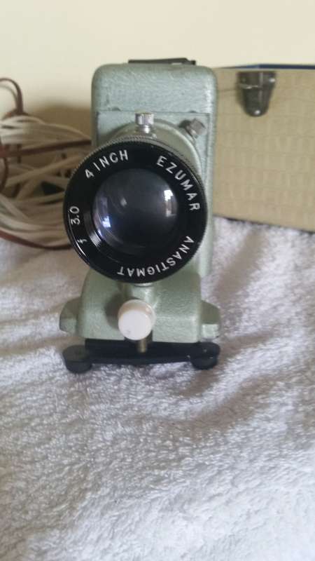 1955 Vintage Romanslide 35 Projector and Original Case and Extras