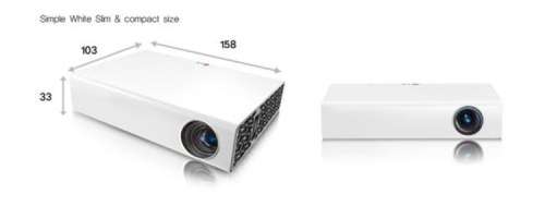 LG LGP-PB62G Portable SMART LED Projector - HDMI - 1080p/1080i/720p/480p/480i - Intel Widi