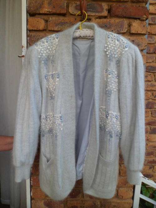 Beautiful Imported Moa Hair Lined Jacket Large