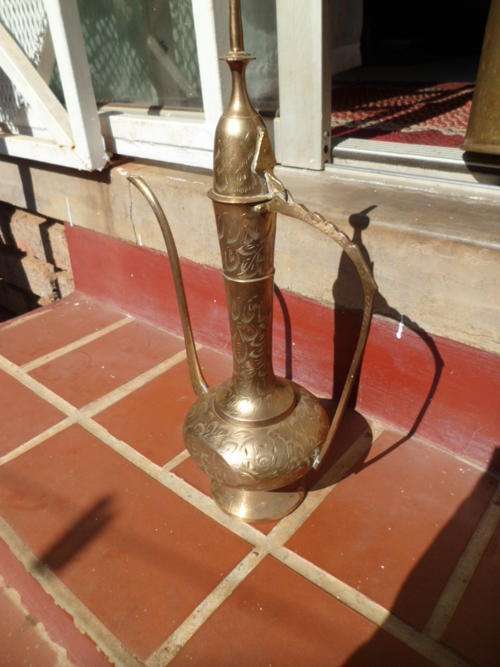 Big Brass Turkish Teapot
