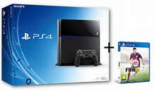 R7298.00 -  PlayStation 4 Console - PS4 - 500 GB - Black - DualShock 4 Controller + FREE FIFA 15