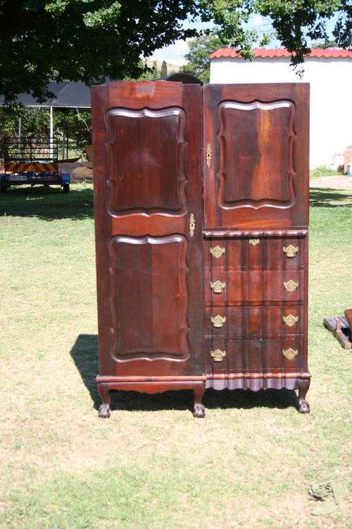 Imbuia Ball & Claw His Cupboard