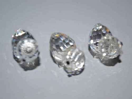 Small Swarovski  Crystal  Ornaments in Boxes x 3 (With Repairs)