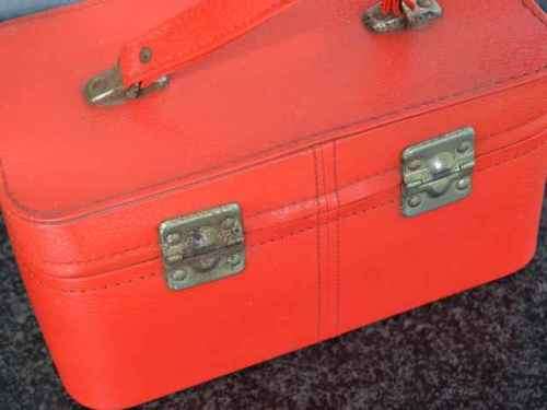 Retro Red Vanity Case
