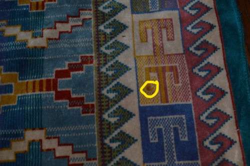 2 X Rugs  (Possibly silk)