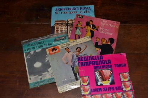 Vintage Seven Single Vinyl Records