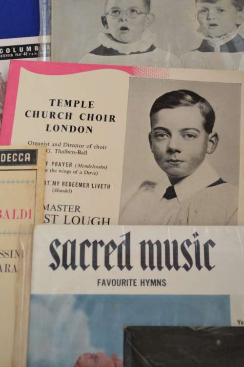 Vintage Seven Single Vinyl Records - Choirs x 7