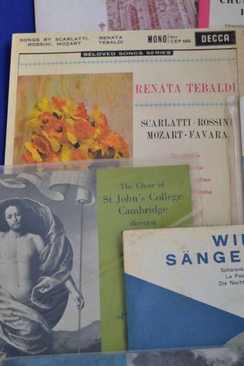 Vintage Seven Single Vinyl Records - Choirs x 7