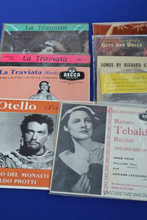 Vintage Classical Seven Single Vinyl Records VGC x 10