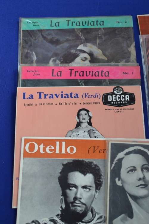 Vintage Classical Seven Single Vinyl Records VGC x 10