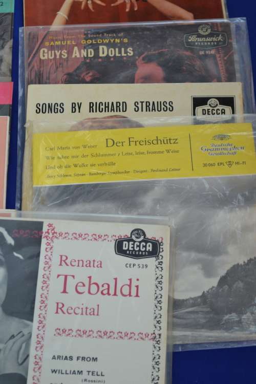 Vintage Classical Seven Single Vinyl Records VGC x 10