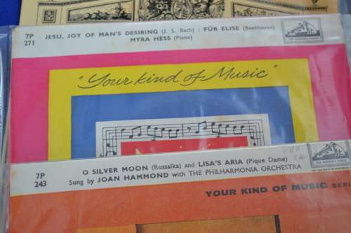 Vintage Classical Music Seven Single Vinyl Records VGC x 10