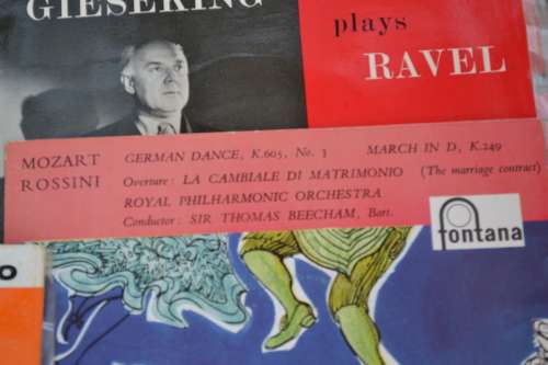 Vintage Classical Music Seven Single Vinyl Records VGC x 10