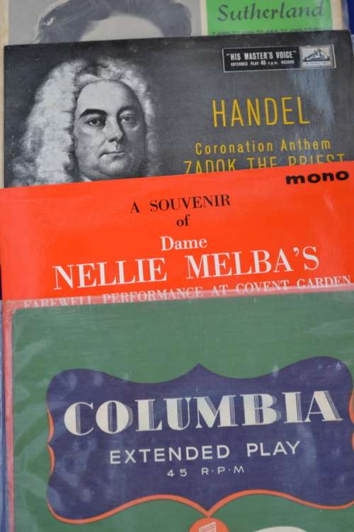 Vintage Classical Music Seven Single Vinyl  Records VGC x 10