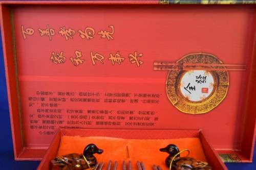 Stainless steel Chopstick set - Boxed