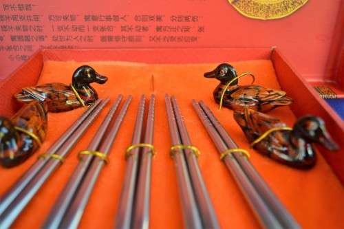 Stainless steel Chopstick set - Boxed
