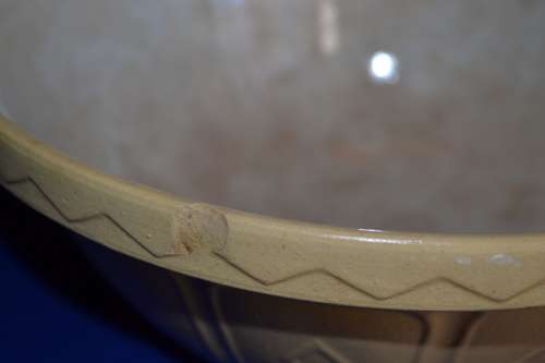 Large TG Green Gripstand Mixing Bowl plus Vintage Mixing Bowl