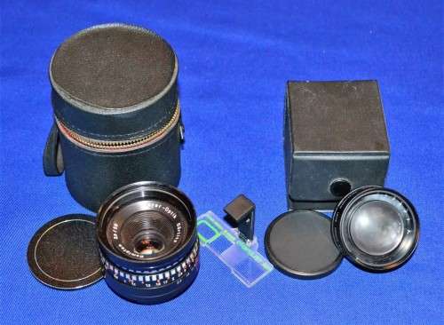 Meyer Optik and Dejur Camera Lenses in Cases