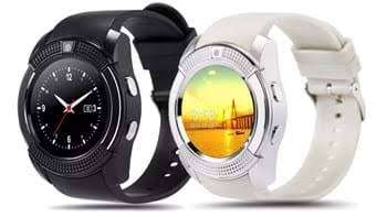 V8 Smart Watch (Available in Black or White)