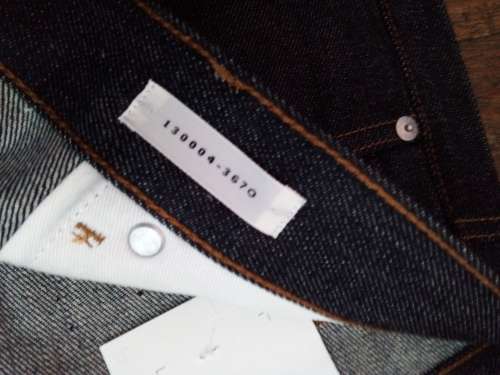 Japanese selvedge jeans size 32 loose fit