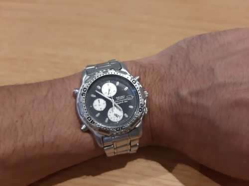 Seiko 7T32 chronograph