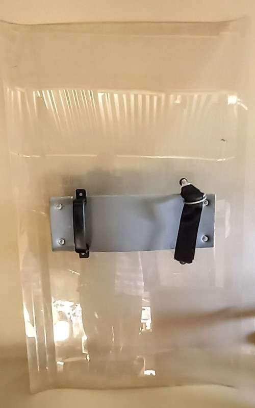 BUY NOW / NO NEED TO WAIT. Anti-Riot Shield. Medium 1m x 60cm x 4mm