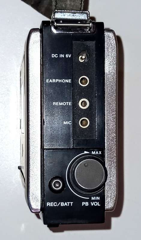 Vintage Sony TC-44 Cassette Player and Recorder in Working Condition.  17cm x 11cm x 5cm