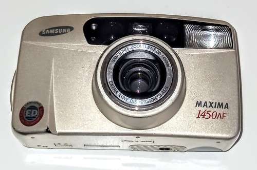 Samsung Maxima Zoom 1450AF 35mm Film Camera in Working Condition. See description