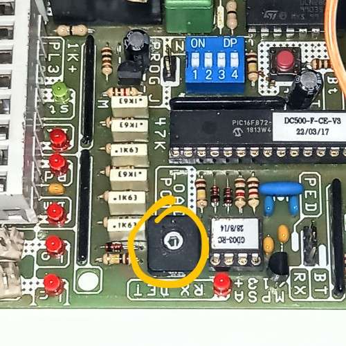 ET 500 domestic sliding gate motor control card PCB only.