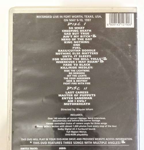 Metallica Cunning Stunts 2 DVD Pack. 2004