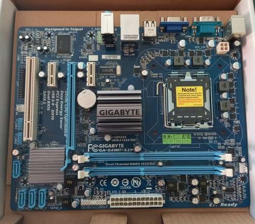 BUY NOW / NO NEED TO WAIT. GIGABYTE Intel G41MT-S2P Socket 775. DDR3 MOTHERBOARD.