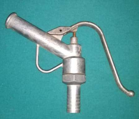 Vintage aluminium Fuel Nozzle