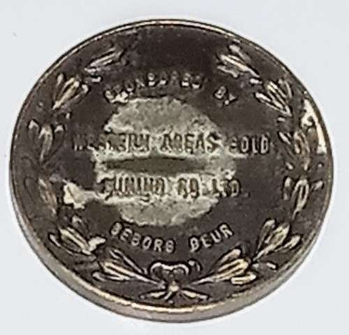Town Council Westonaria Stadsraad 1937-1987 Bronze Medallion. 3.7cm Diameter