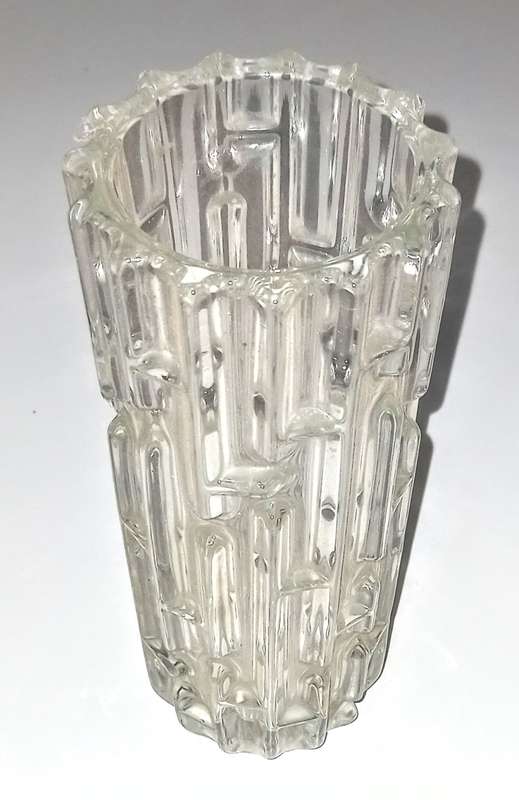 Art Glass. Mid-Century Czech Glass Vase by Frantisek Vizner, 1960s