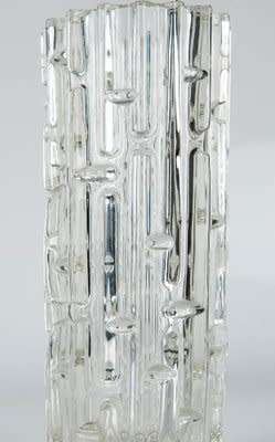 Art Glass. Mid-Century Czech Glass Vase by Frantisek Vizner, 1960s