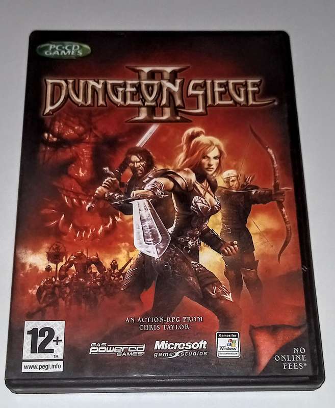 2005. Dungeon Siege ii. PC CD GAME. 4 DISC PACK