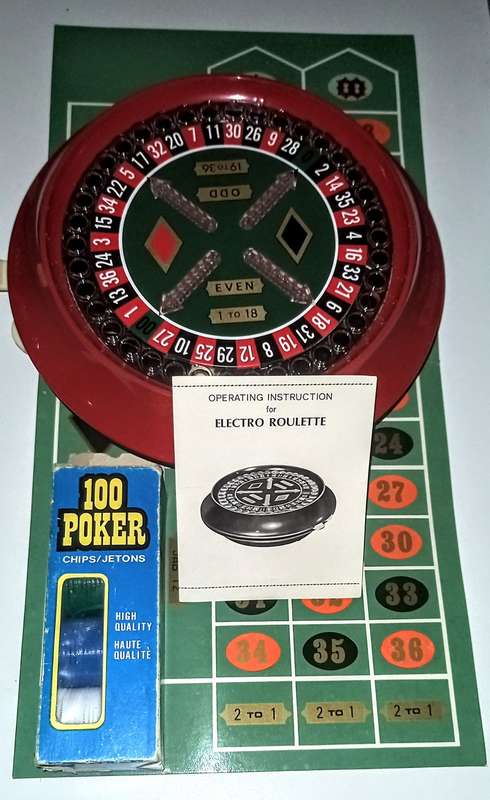 Vintage Electro Roulette Game. Battery operated