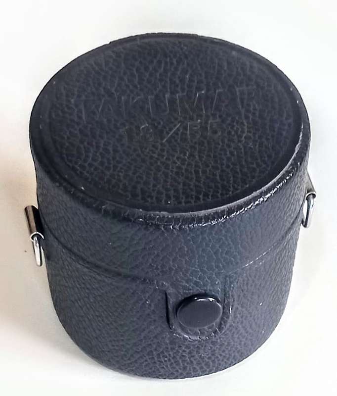 Takumar 18/55 Lens Holder. Black. 7cm Tall x 6.5cm Diameter