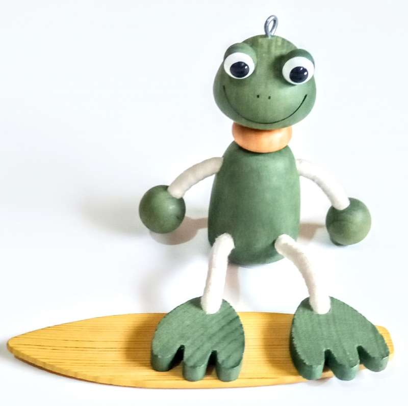 Beautiful Bouncies from Bohemia Figurine. Made in Germany. 10cm Tall wooden body