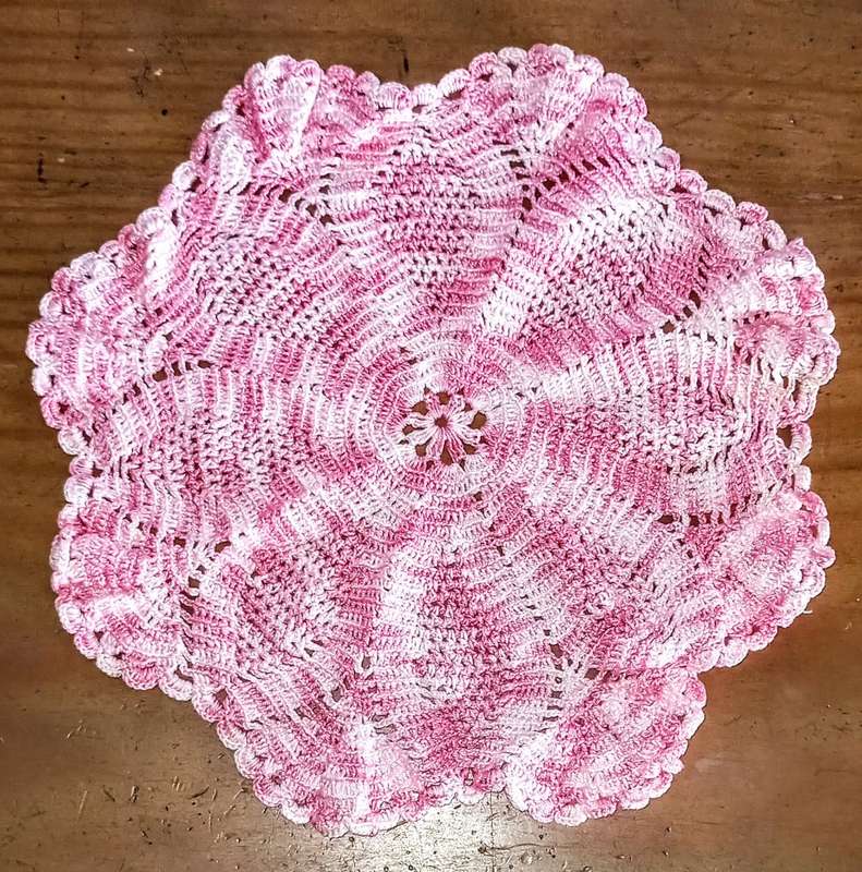 Crochet cloth thick 40cm Diameter